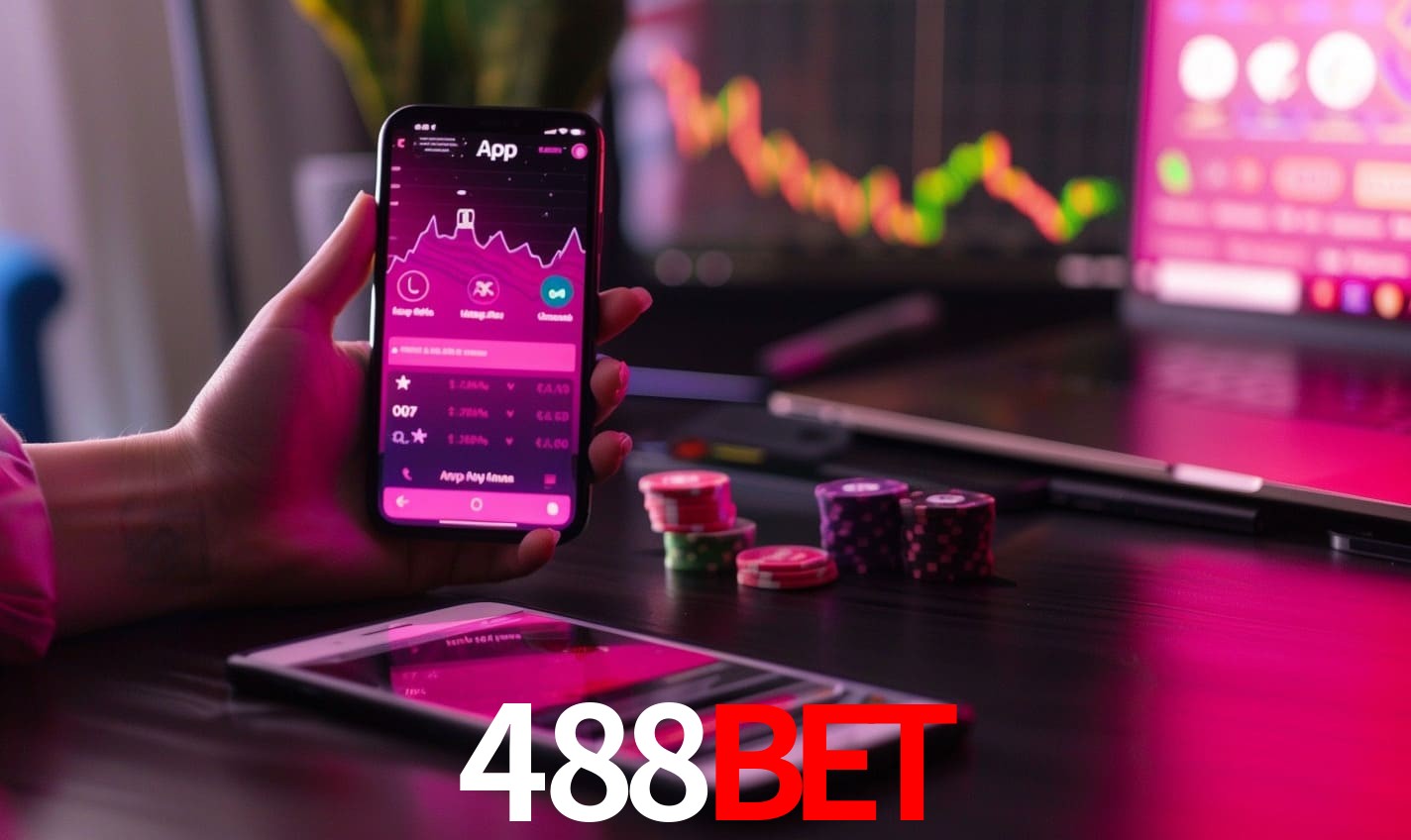 Comparação APP mobile vs versão web da 488bet